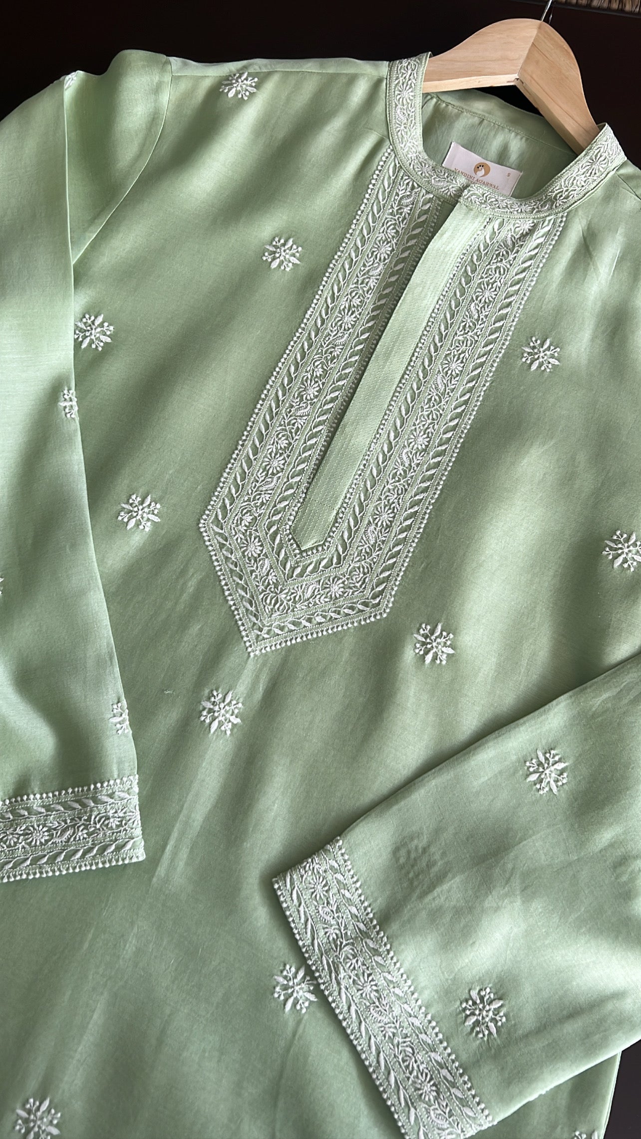 Green Gala Bootis Kurta