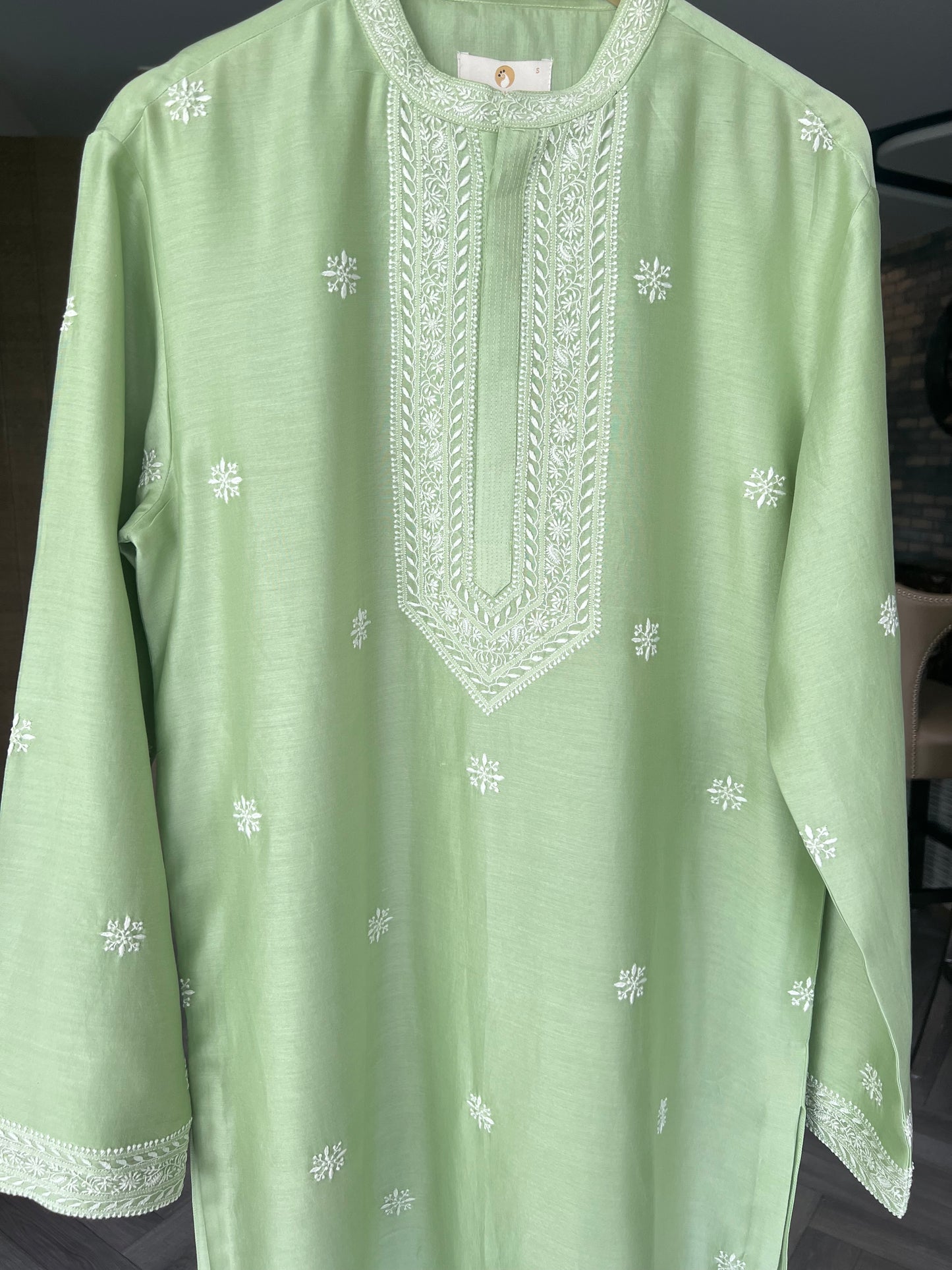Green Gala Bootis Kurta
