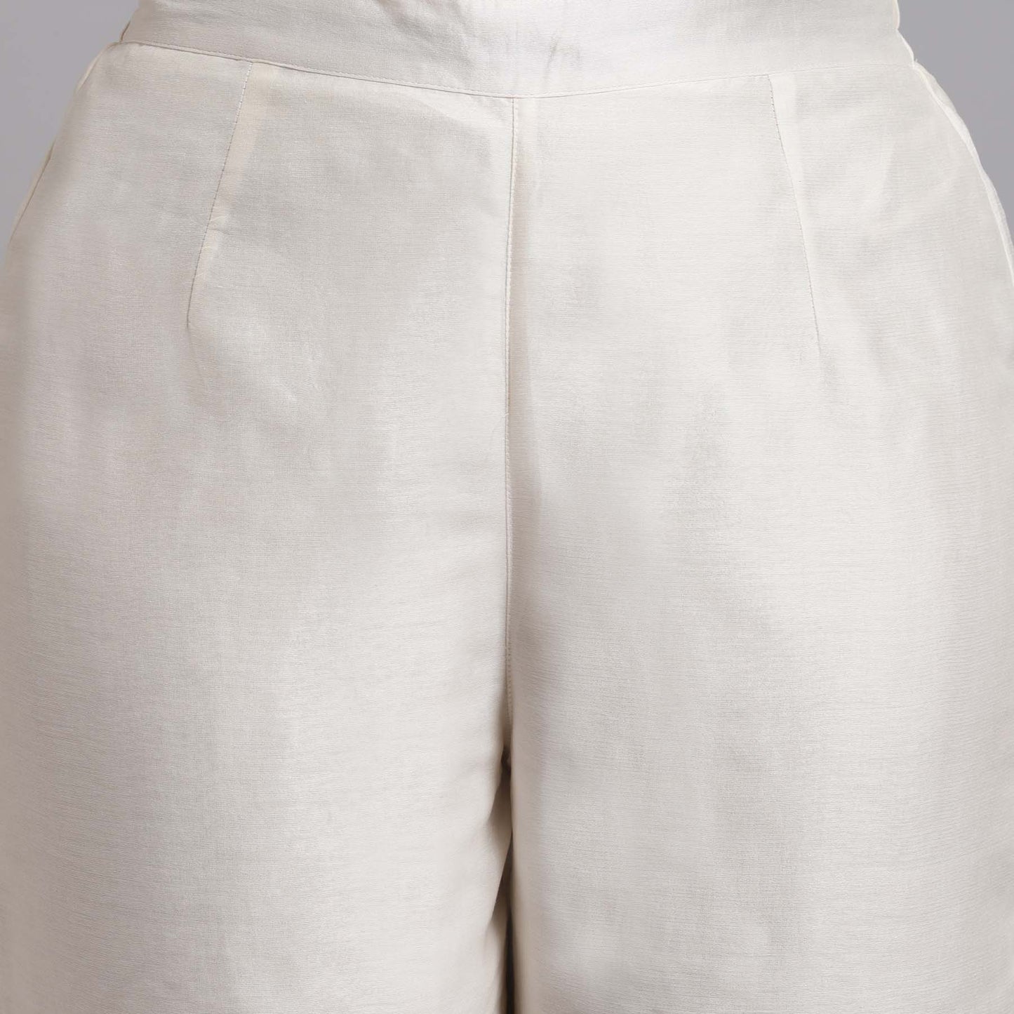 Chikankari Jaal kurta - Coral