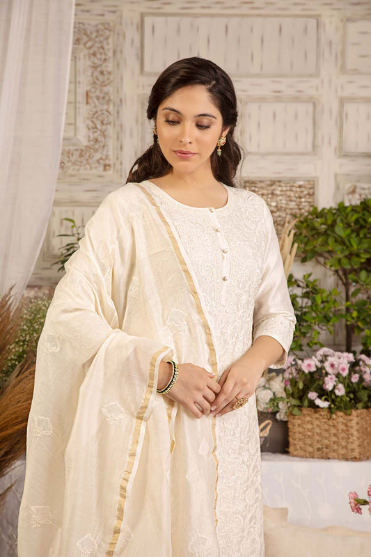 Chikankari Jaali Booti Dupatta
