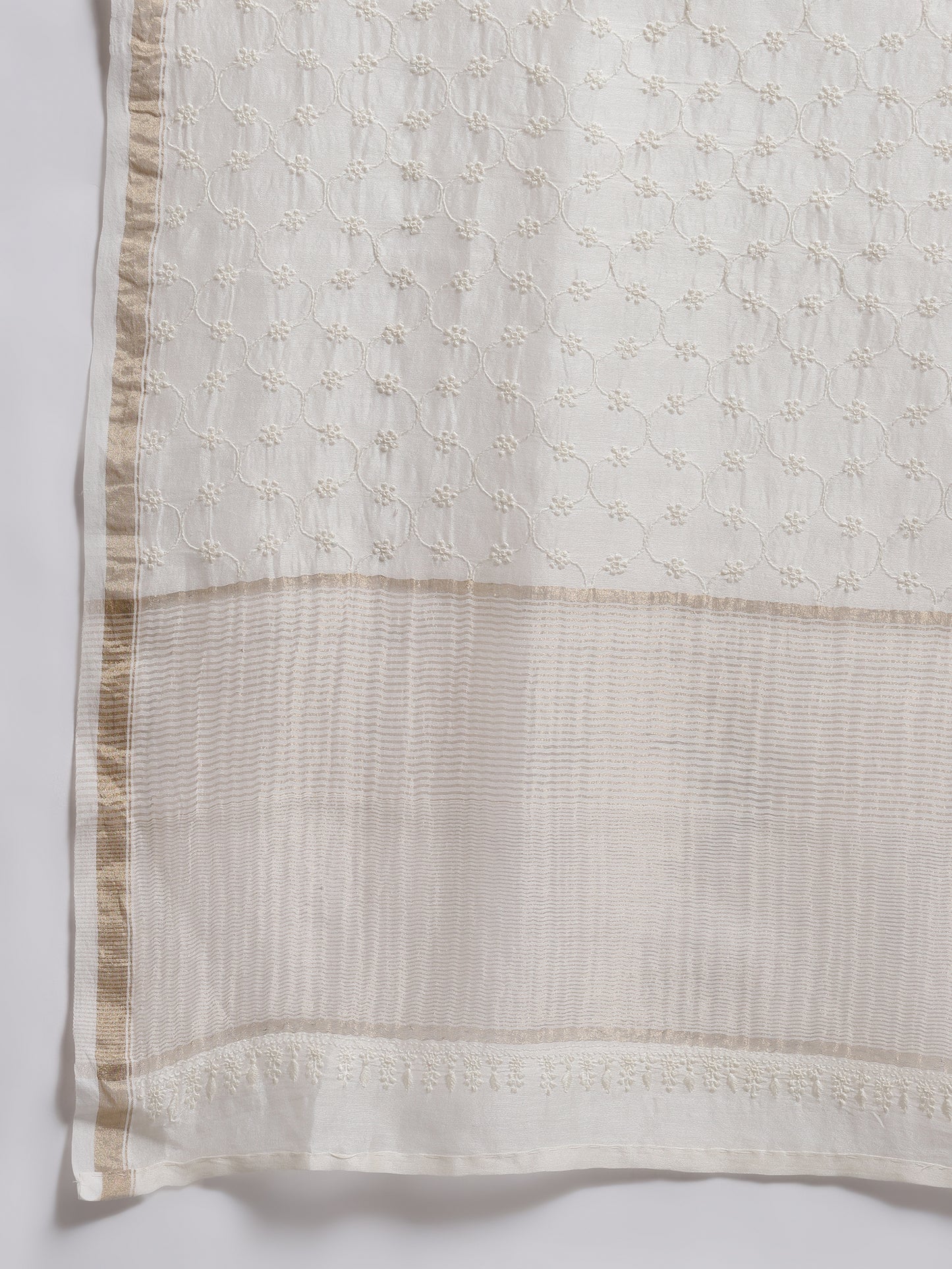Chikankari Jaal Dupatta