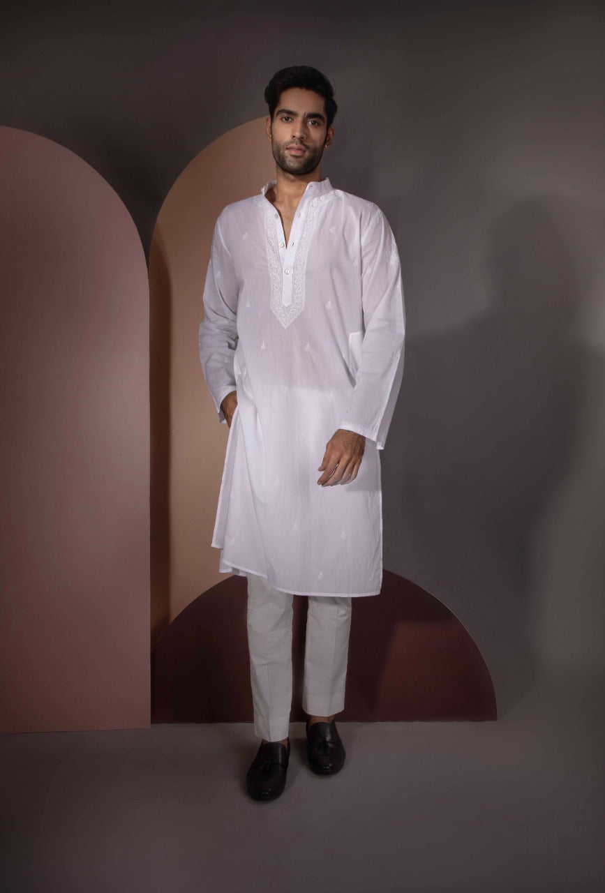 Classic Chikankari Gala and Bootis