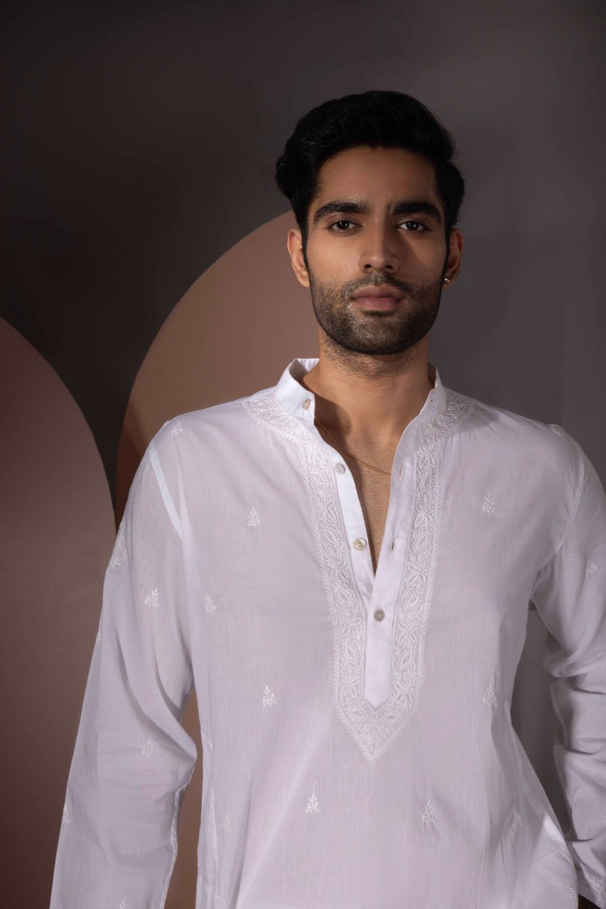 Classic Chikankari Gala and Bootis