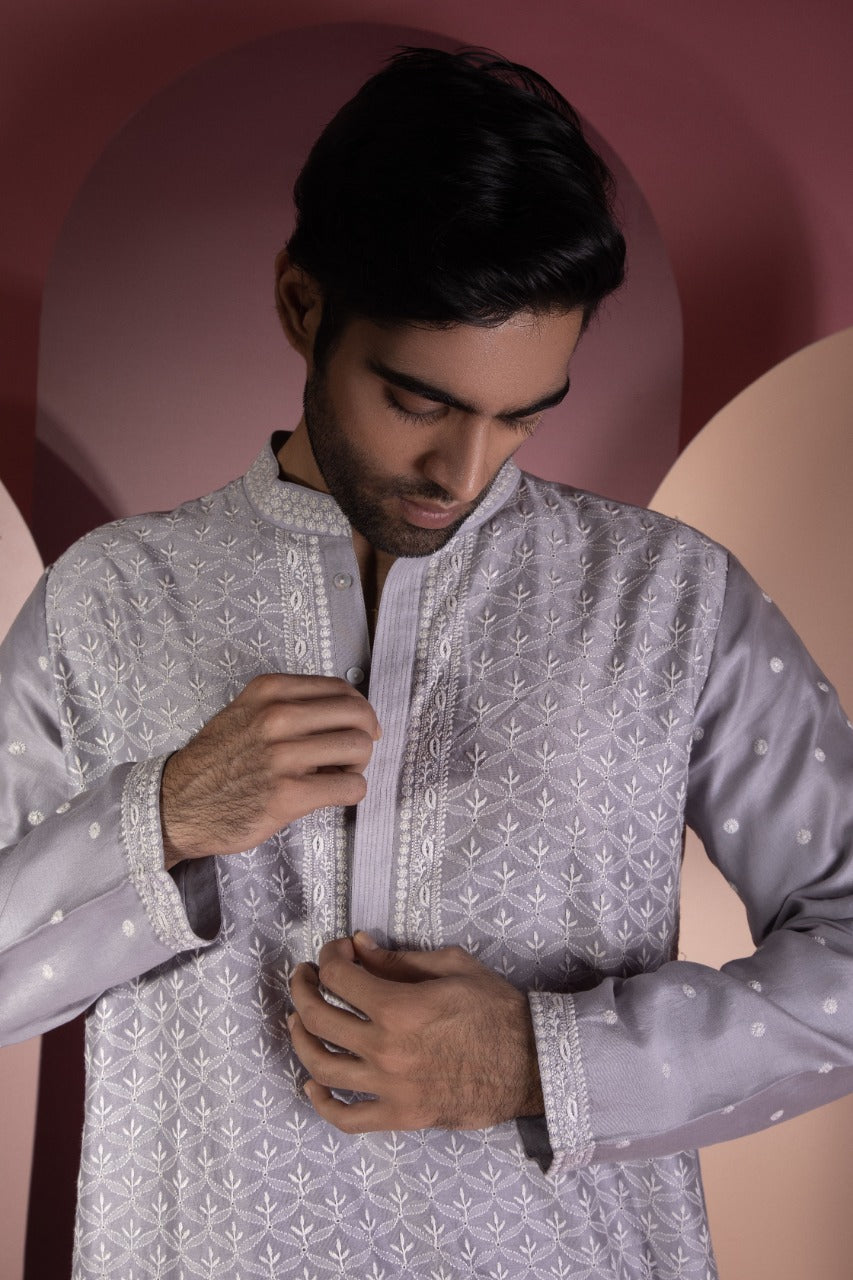 Bakhiya Patti Jaal Kurta