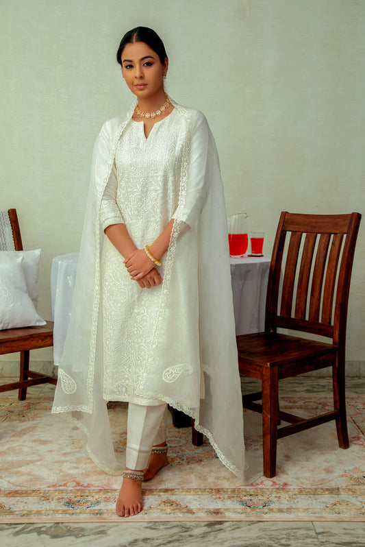 Bijli Phool Jaal Kurta