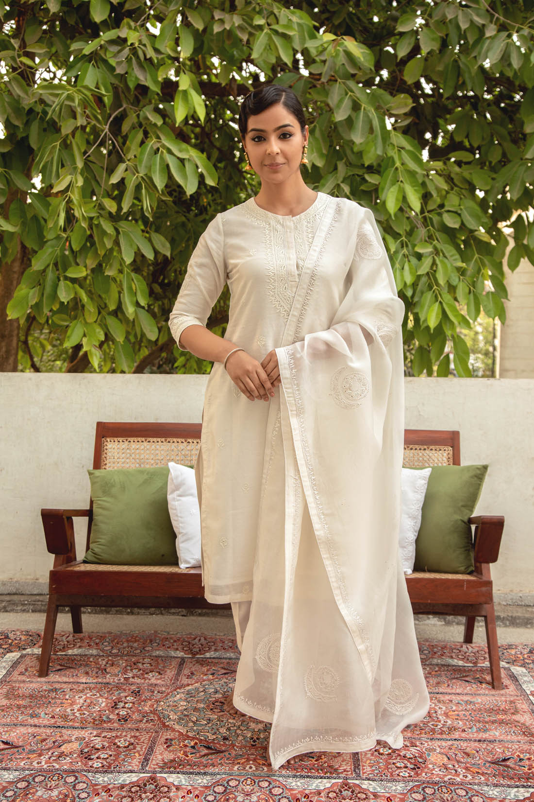 Water lily Bootas Kurta