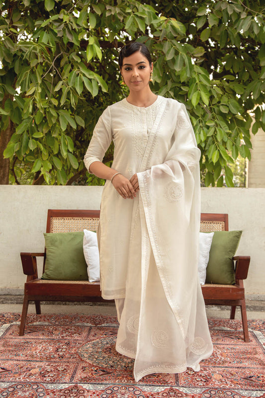 Water lily Bootas Kurta