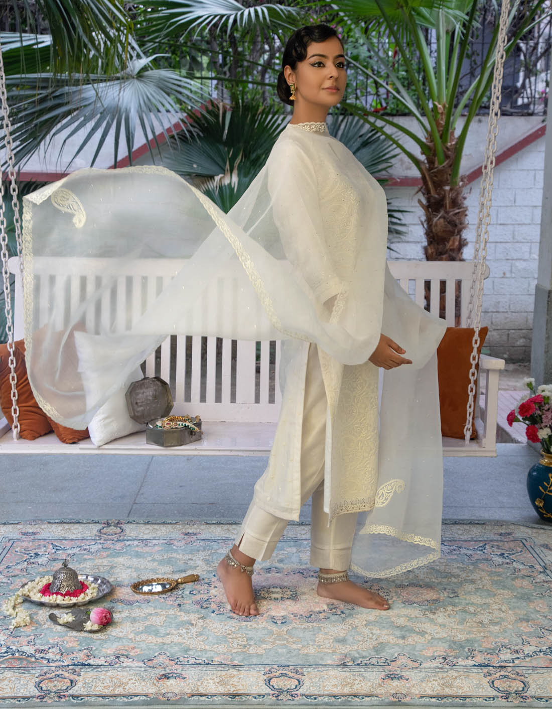 Chaar Kinara Ambi Dupatta