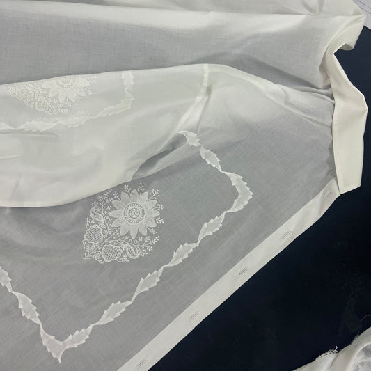 Cotton Cutwork Chikan Shirt