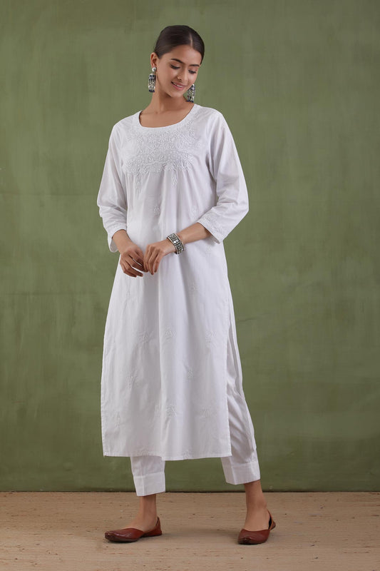 Firdous Chikankari Kurta Set