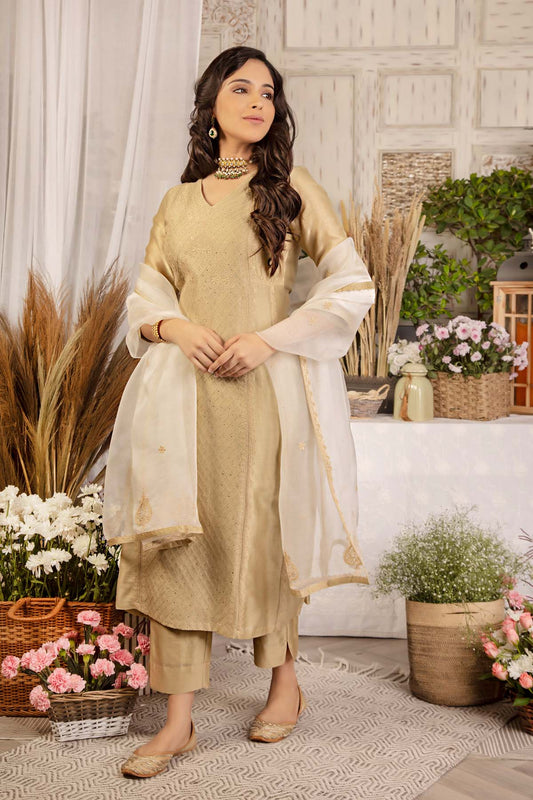 Chikankari And Mukaish Kurta