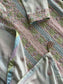 Multi colour threads Chikankari Jaal Kurta and Dupatta Set