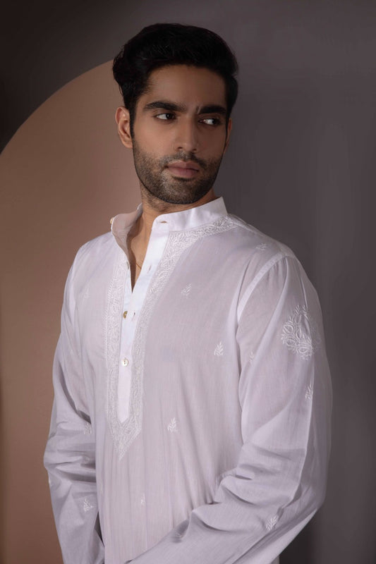 Classic Chikankari Gala and Bootis